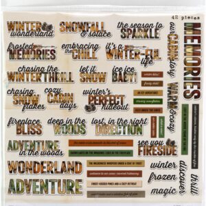 49 & MARKET TIMER & TWEED CHIPBOARD SENTIMENTS