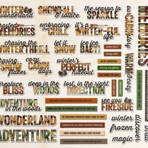 49 & MARKET TIMER & TWEED CHIPBOARD SENTIMENTS