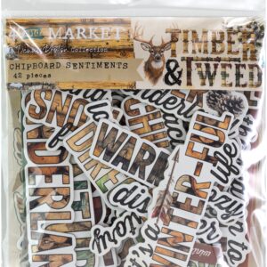 49 & MARKET TIMER & TWEED CHIPBOARD SENTIMENTS