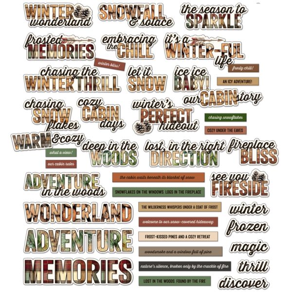 49 & MARKET TIMER & TWEED CHIPBOARD SENTIMENTS