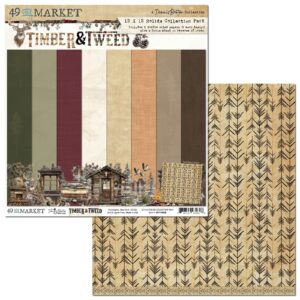 49 & MARKET TIMER & TWEED 12X12 SOLIDS COLLECTION PACK