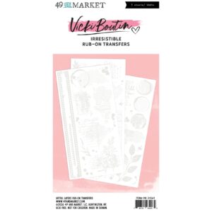 49 & MARKET VICKI BOUTIN IRRESISTIBLE ARTFUL LAYERS RUB-ONS