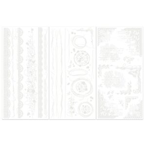 49 & MARKET VICKI BOUTIN IRRESISTIBLE ARTFUL EDGES RUB-ONS