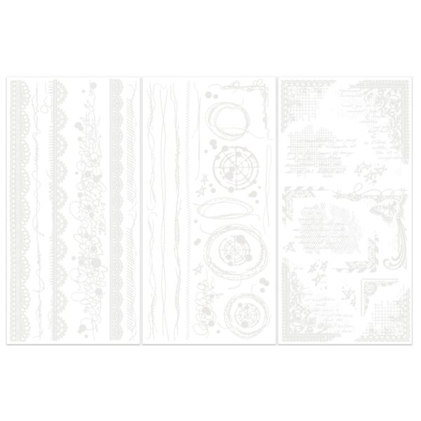 49 & MARKET VICKI BOUTIN IRRESISTIBLE ARTFUL EDGES RUB-ONS