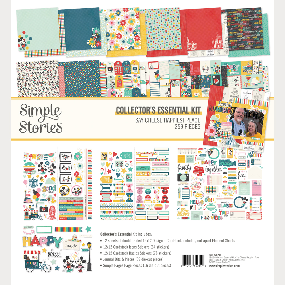 Simple Stories Say Cheese Happiest Place Collector's Essential Kit