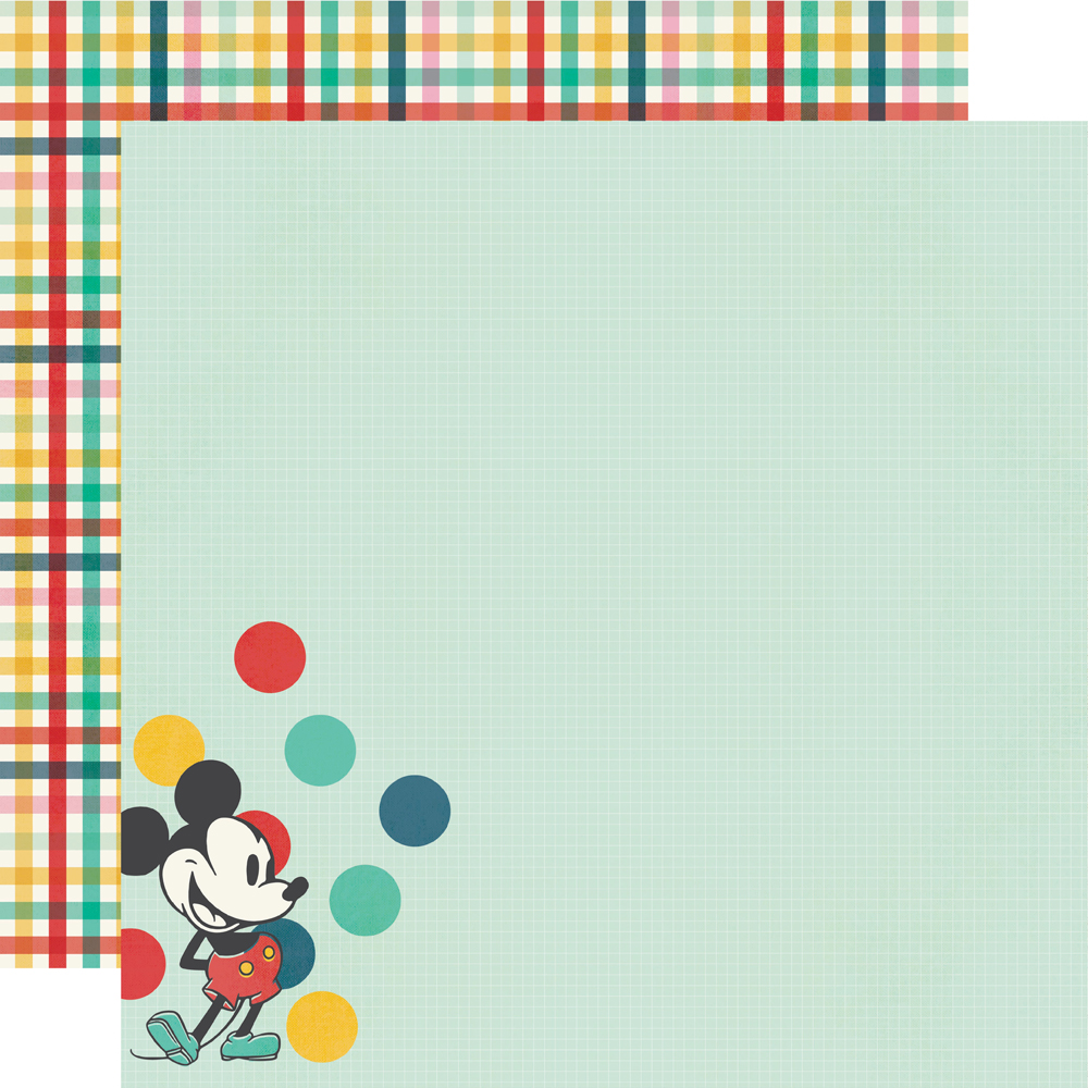 Simple Stories Say Cheese Happiest Place 12X12 Meeting the Mouse
