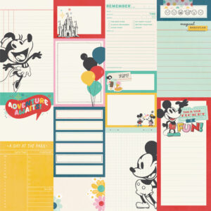Simple Stories Say Cheese Happiest Place 12X12 Journal Elements