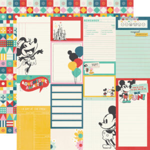 Simple Stories Say Cheese Happiest Place 12X12 Journal Elements