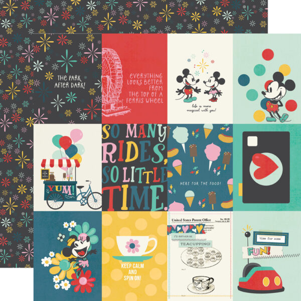 Simple Stories Say Cheese Happiest Place 12X12 3X4 Elements Simple Stories Say Cheese Happiest Place 12X12 3X4 Elements
