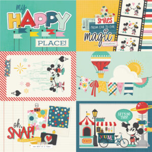 Simple Stories Say Cheese Happiest Place 12X12 4X6 Elements