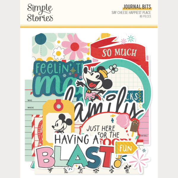 Simple Stories Say Cheese Happiest Place Journal Bits & Pieces