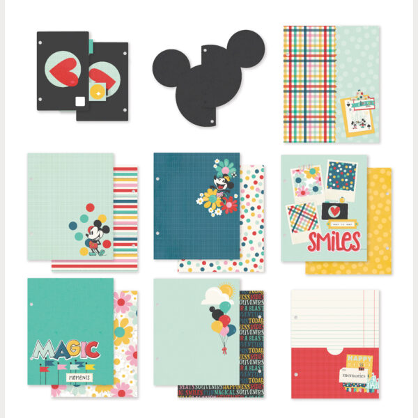 Simple Stories Say Cheese Happiest Place 6X8 sn@P! Binder Inserts
