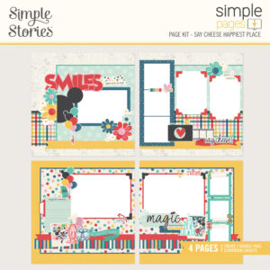 Simple Stories Say Cheese Happiest Place Simple Pages Page Kit