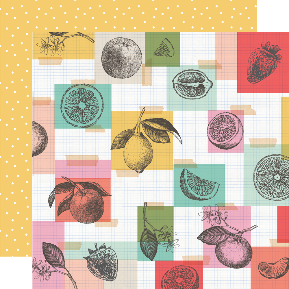 Simple Stories Pink Lemonade 12X12 Main Squeeze