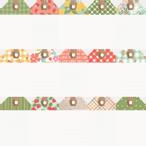 Simple Stories Pink Lemonade 12X12 Tag Elements