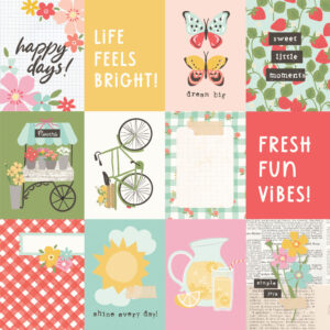Simple Stories Pink Lemonade- 3X4 Elements
