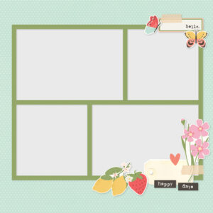 Simple Stories Pink Lemonade Simple Pages Page Pieces