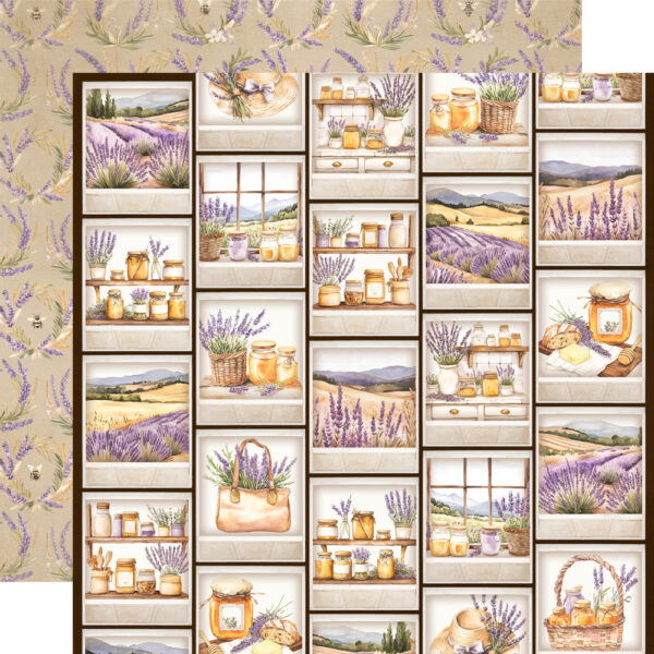 Simple Stories Simple Vintage Lavender Fields 12X12 Sunshine & Honey