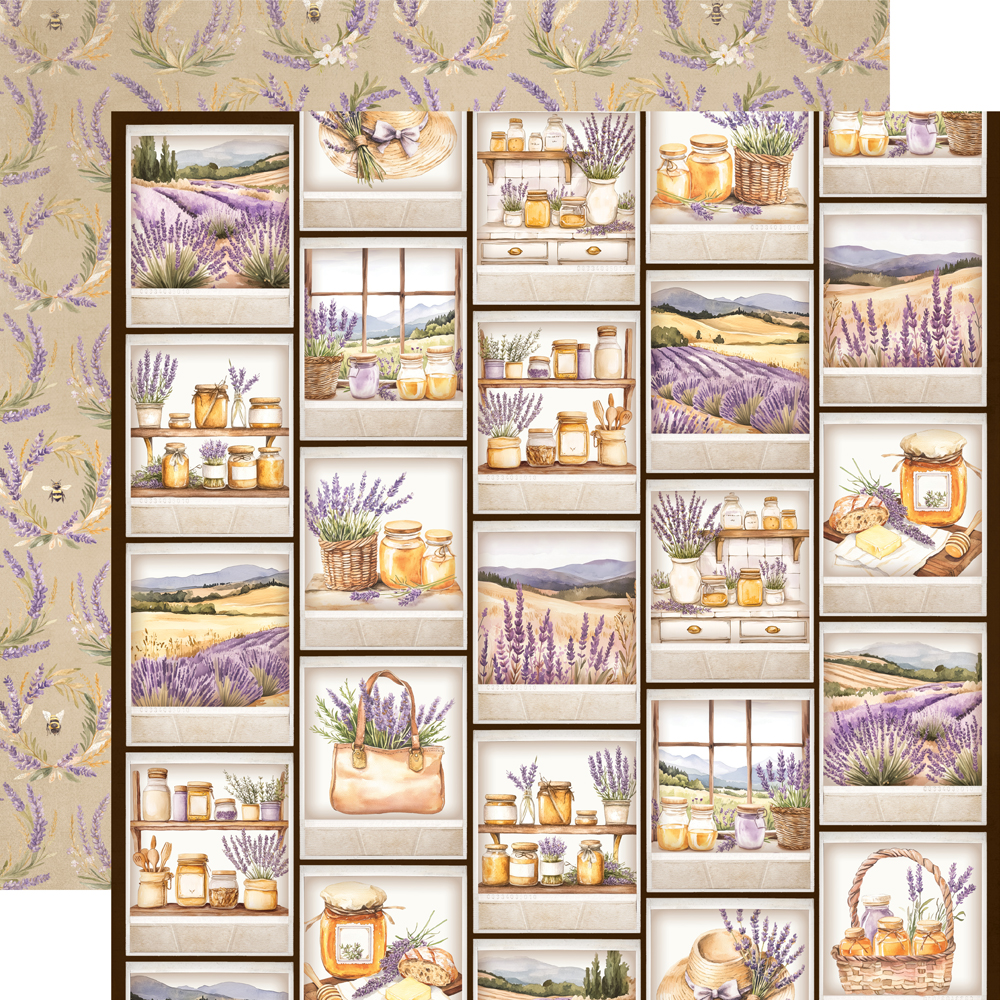 Simple Stories Simple Vintage Lavender Fields 12X12 Sunshine & Honey