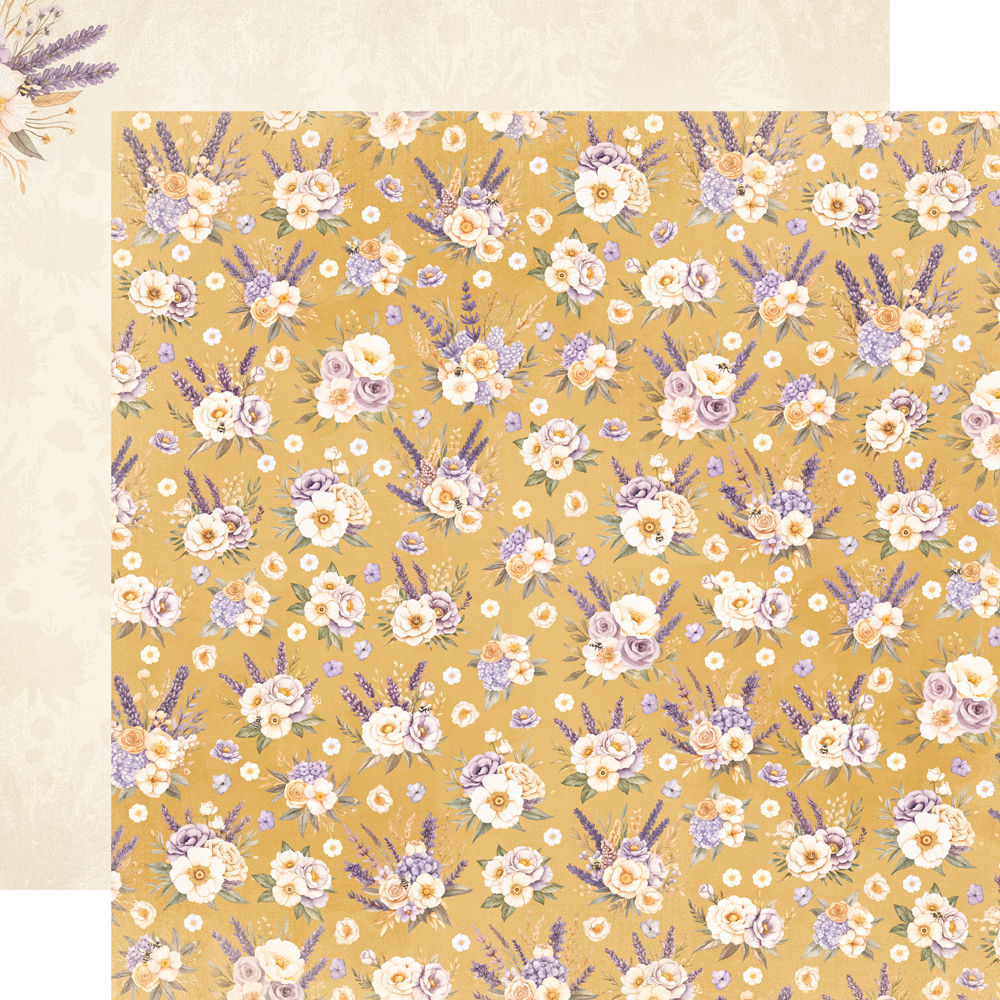Simple Stories Simple Vintage Lavender Fields 12X12 Stay Golden