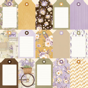 Simple Stories Simple Vintage Lavender Fields 12X12 Tag Elements