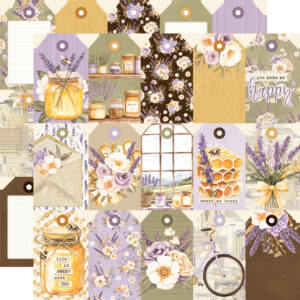 Simple Stories Simple Vintage Lavender Fields 12X12 Tag Elements
