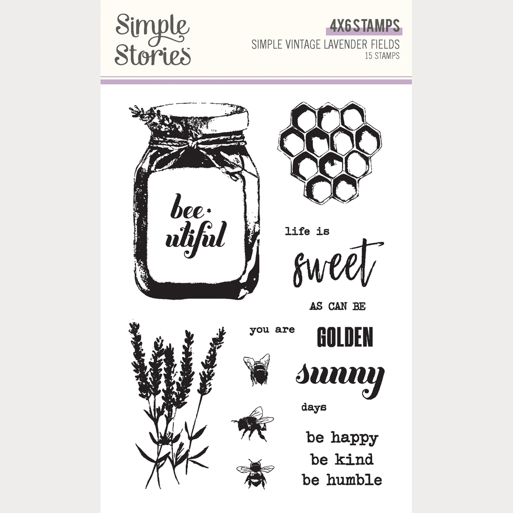 Simple Stories Simple Vintage Lavender Fields Stamp