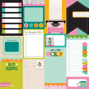 Simple Stories Color Me Happy 12X12 Journal Elements