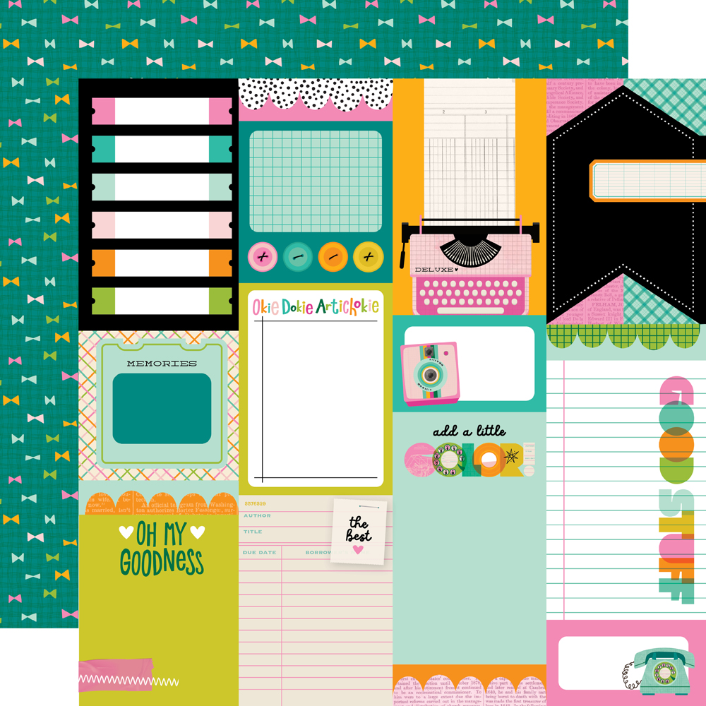 Simple Stories Color Me Happy 12X12 Journal Elements