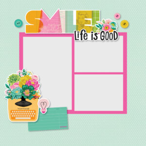 Simple Stories Color Me Happy Simple Pages Page Pieces