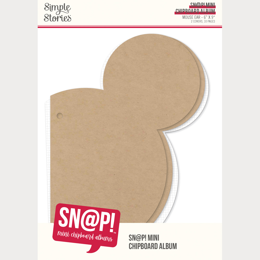 Simple Stories sn@P! Mini Chipboard Album Mouse Ear