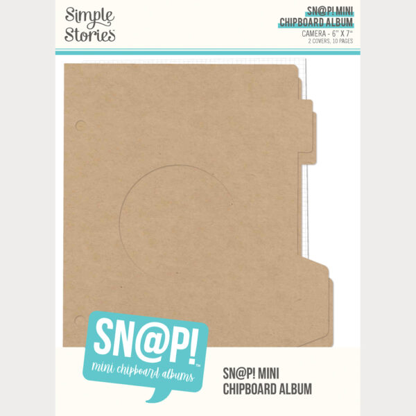 Simple Stories sn@P! Mini Chipboard Album Camera