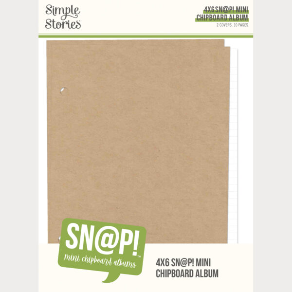 Simple Stories sn@P! Mini Chipboard Album 4X6