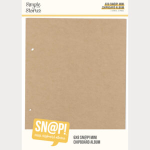 Simple Stories sn@P! Mini Chipboard Album 6X8