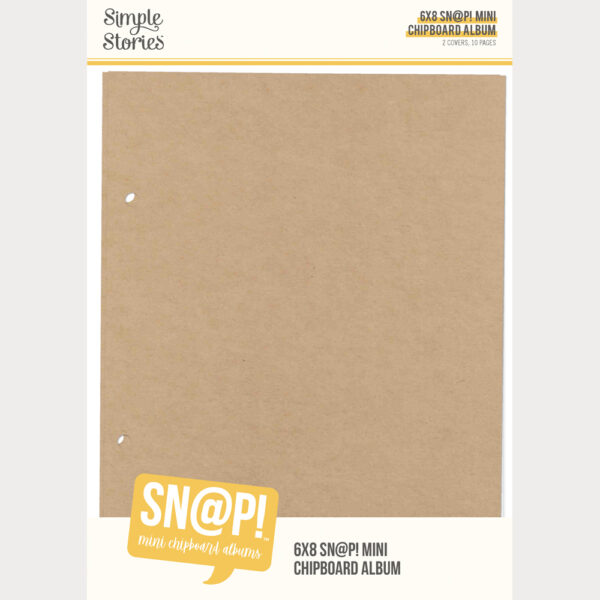 Simple Stories sn@P! Mini Chipboard Album 6X8