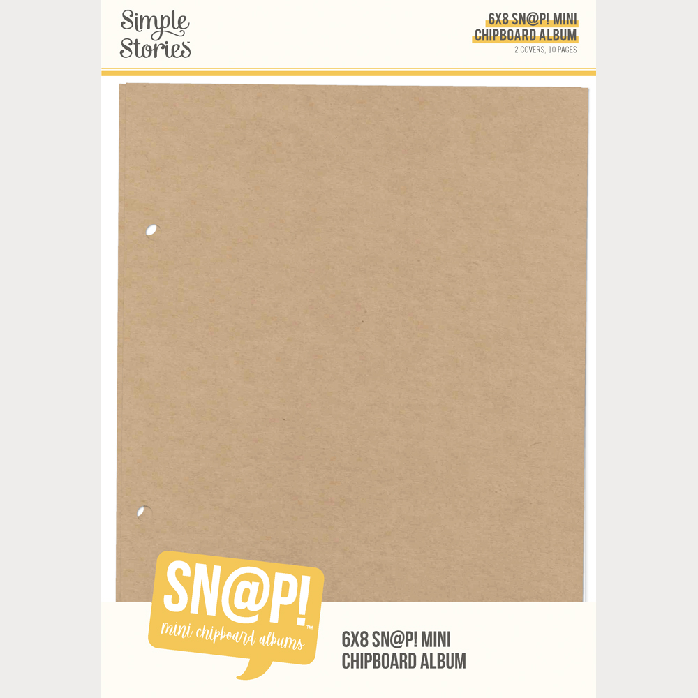 Simple Stories sn@P! Mini Chipboard Album 6X8