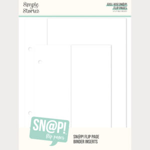 Simple Stories 4X6/6X8 sn@P! Flip Page Binder Inserts