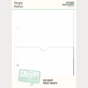 Simple Stories 6X8 sn@P! Pocket Binder Inserts