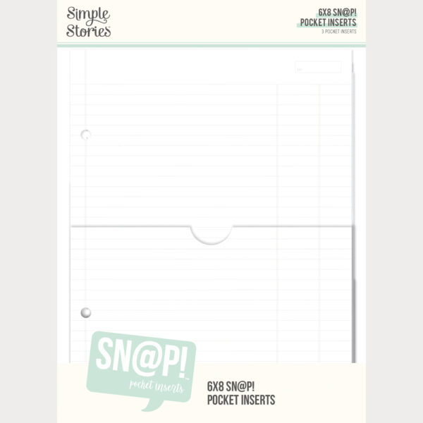 Simple Stories 6X8 sn@P! Pocket Binder Inserts Simple Stories 6X8 sn@P! Pocket Binder Inserts