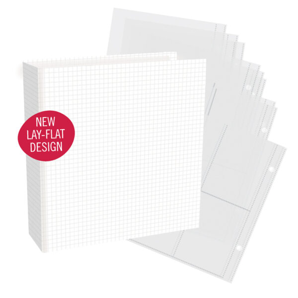 Simple Stories 6X8 sn@P! Simple Grid Chipboard Binder Simple Stories 6X8 sn@P! Simple Grid Chipboard Binder