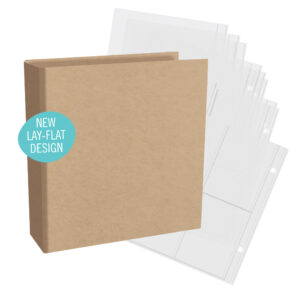 Simple Stories 6X8 sn@P! Simple Kraft Chipboard Binder