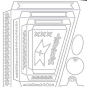 Abm Cutting Dies Pocket-fun Signature Collection 265X153X1MM 27 PC NR.549