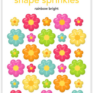 Doodlebug Sprinkles Lucky Me Rainbow Bright