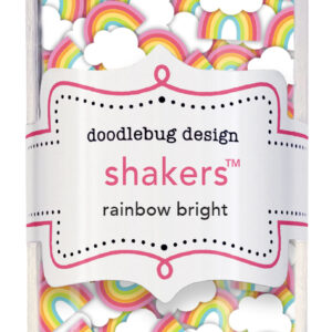 Doodlebug Lucky Me Shaker Rainbow Bright
