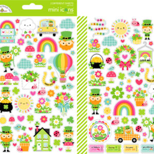 Doodlebug Lucky Me Mini Icons Stickers