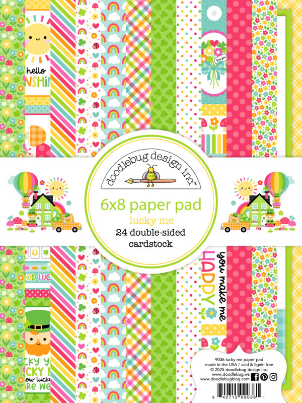 Doodlebug Lucky Me 6X8 Paper Pad