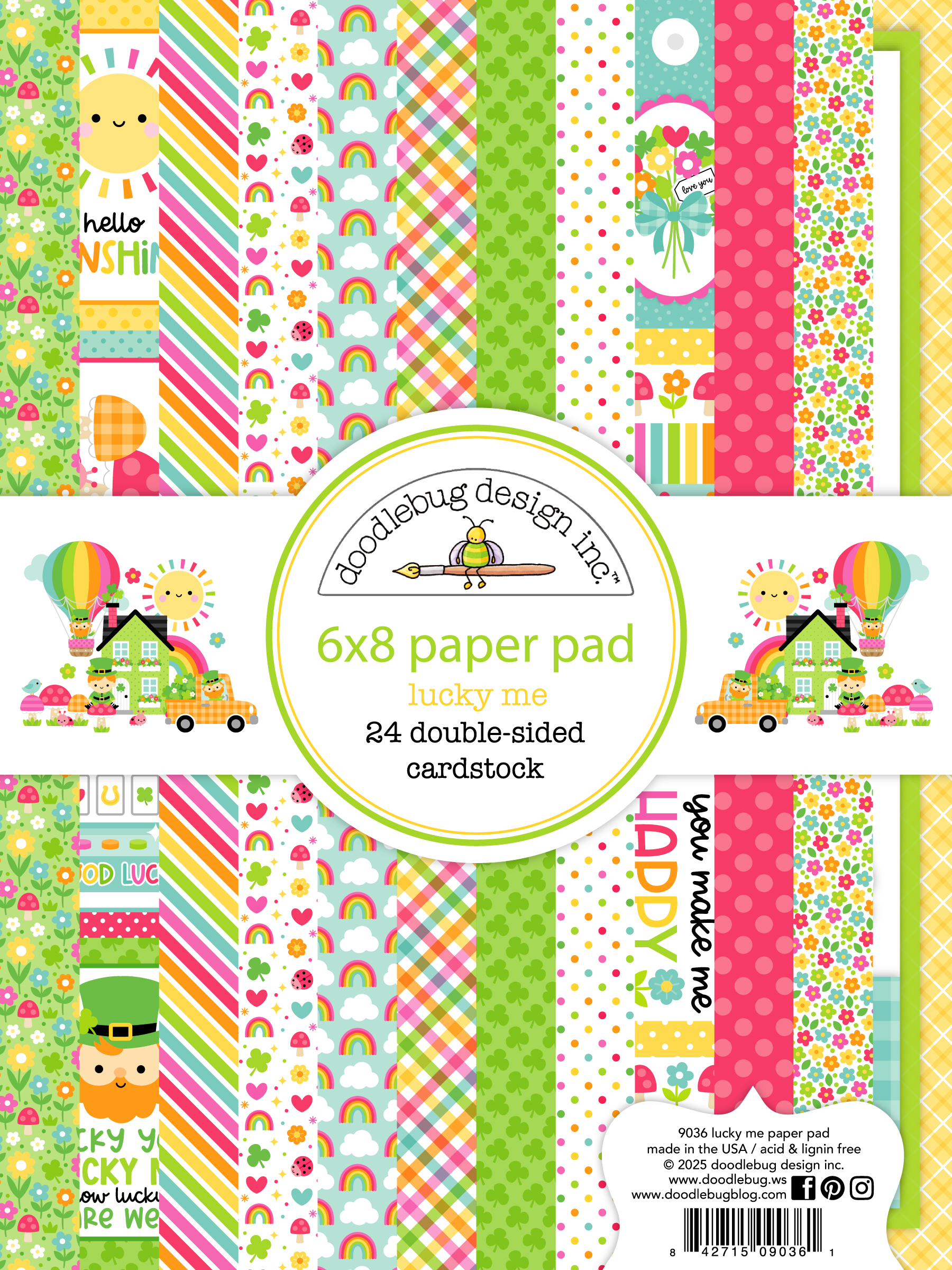 Doodlebug Lucky Me 6X8 Paper Pad