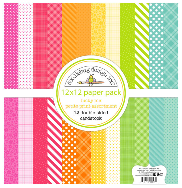 Doodlebug Lucky Me Petite Prints Assortment Pack