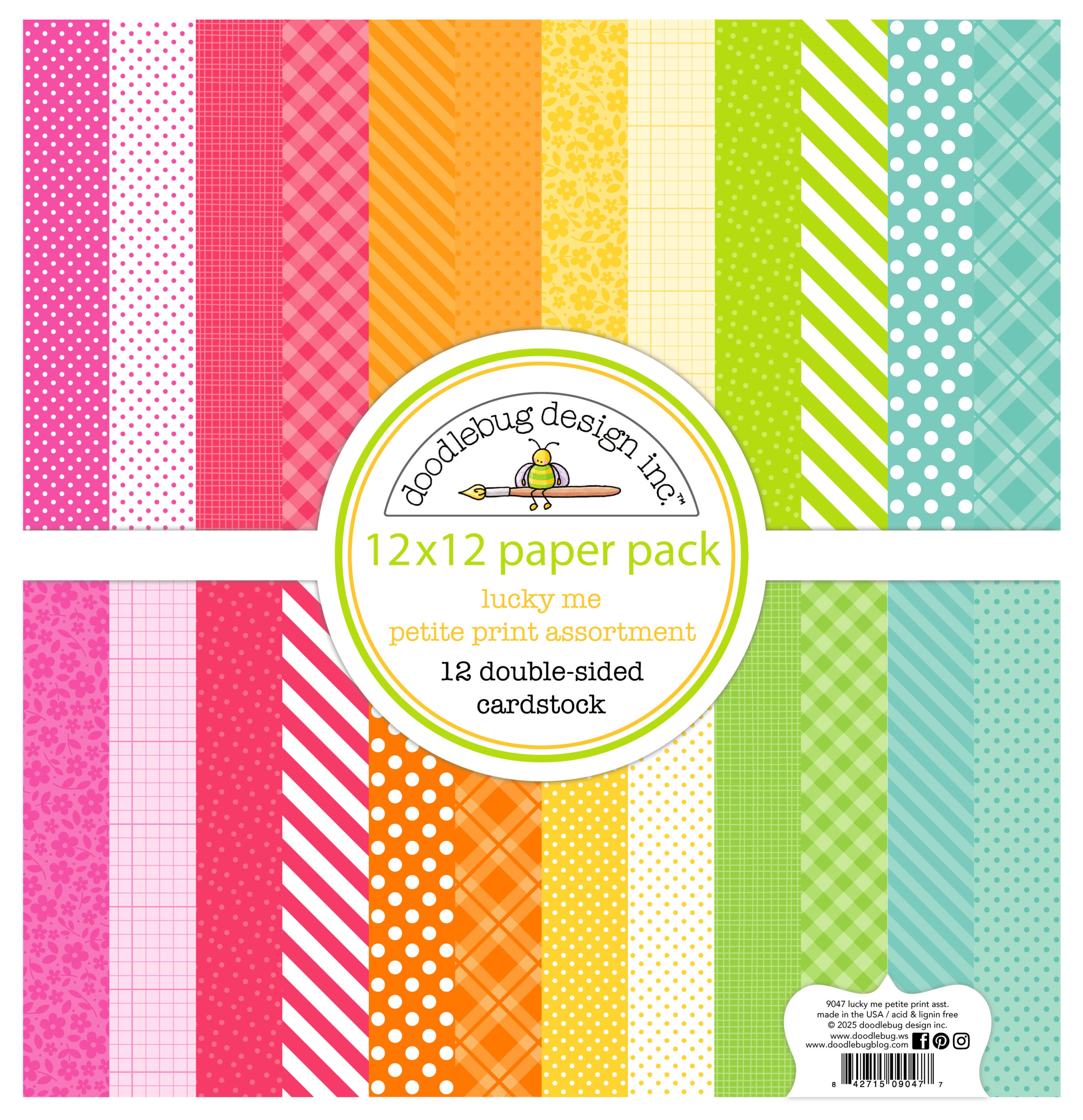 Doodlebug Lucky Me Petite Prints Assortment Pack
