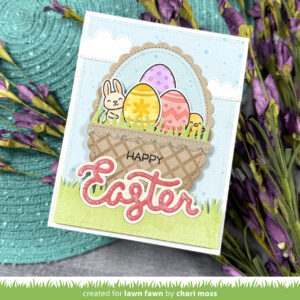 Lawn Fawn Stencil Basket Weave
